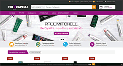 Desktop Screenshot of percapelli.com